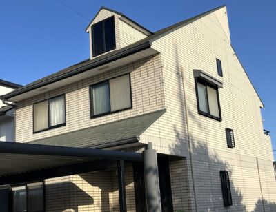 外壁屋根塗装工事完工です。グッドペインターのご利用ありがとうございます。